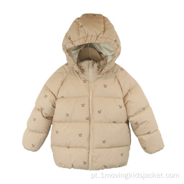 Casaco infantil de inverno, moda